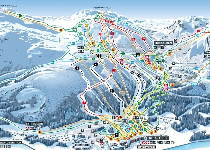 Skarsnuten Panorama 46 Апартаменты *